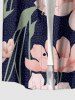 Flowers Leaf Print Buttons Pocket Hawaii Shirt For Men -  