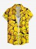 Chemise hawaïenne à imprimé canard mignon pour femme - Jaune XL