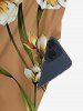Flowers Leaf Print V Neck Hawaii Wide Leg Jumpsuit -  