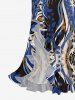 Leopard Print Hawaii Ruffles Split Dress -  