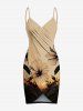 Hibiscus Flower Sunset Print Matching Hawaii Beach Mommy & Me Outfit -  