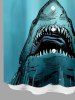 Shark Dinosaur Sea Print Matching Hawaii Beach Outfit For Couples -  