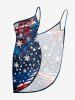 Patriotic American Flag Christmas Tree Print Matching Outfit For Couples -  