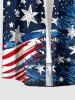 Patriotic American Flag Christmas Tree Print Matching Outfit For Couples -  