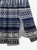 Ethnic Floral Pattern Tribal Print Split Hawaii Midi Dress -  
