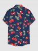 Cherry Print Matching Hawaii Beach Outfit For Couples - Cadetblue 