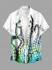 Octopus Print Matching Hawaii Beach Outfit For Couples -  