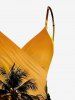 Coconut Tree Sun Seascape Print Convertible Hawaii Beach Cover -  