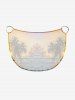 Coconut Tree Sun Seascape Print Convertible Hawaii Beach Cover -  
