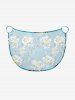 Flower Leaf Branch Print Hawaii Convertible Beach Cover Up -  