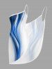 Curve Light Beam 3D Print Convertible Beach Cover -  