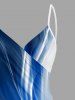 Curve Light Beam 3D Print Convertible Beach Cover -  
