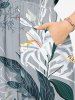 Flowers Leaf Print Matching Hawaii Beach Outfit For Couples -  
