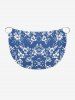 Plus Size Hibiscus Flower Tropical Leaf Print Convertible Hawaii Beach Cover -  