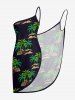 Coconut Tree Hibiscus Flower Print Matching Hawaii Beach Outfit For Couples - Concorde 