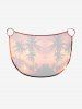 Coconut Tree Sun Cloud Print Plus Size Matching Hawaii Beach Outfit For Couples - Orange Foncé 