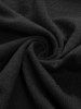 Plus Size Cinched Ruched Ruffles Cold Shoulder Puff Sleeve Textured A Line Vintage Dress -  