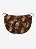Flower Leaf Spiral Curve Print Hawaii Convertible Beach Cover Up -  