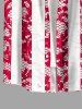 Patriotic American Flag Lace 3D Print Plus Size Matching Outfit For Couples -  