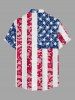 Patriotic American Flag Lace 3D Print Plus Size Matching Outfit For Couples -  