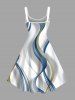 Curve Ligh Beam Print Matching Hawaii Beach Outfit For Couples -  