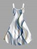 Curve Ligh Beam Print Matching Hawaii Beach Outfit For Couples -  