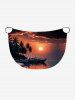 Coconut Tree Ombre Sky Print Hawaii Convertible Beach Cover Up -  