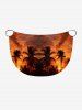 Coconut Tree Ombre Dusk Sunset Print Matching Hawaii Beach Outfit For Couples - Brun Légère 