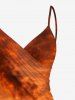 Coconut Tree Ombre Dusk Sunset Print Matching Hawaii Beach Outfit For Couples - Brun Légère 