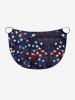 Patriotic American Flag Sparkling Sequin 3D Print Convertible Beach Cover -  