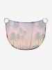 Plus Size Coconut Tree Ombre Print Convertible Hawaii Beach Cover -  