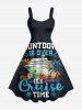 Ship Coconut Tree Flower Print Matching Hawaii Beach Outfit For Couples -  