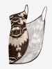 Flower Striped Curve Print Hawaii Convertible Beach Cover Up -  