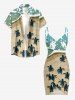 Turtle Sea Print Hawaii Sea Creatures Convertible Beach Cover Up -  