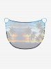Coconut Tree Sun Seascape Print Convertible Hawaii Beach Cover -  