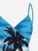 Coconut Tree Sun Seascape Print Convertible Hawaii Beach Cover -  
