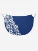 Hibiscus Flower Tropical Leaf Print Convertible Hawaii Beach Cover -  