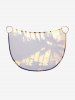 Coconut Tree Sun Seascape Print Convertible Hawaii Beach Cover - Brun Doré 1X