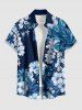 Hibiscus Flowers Leaf Print Matching Hawaii Beach Outfit For Couples -  