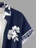 Hibiscus Flower Leaf Print Matching Hawaii Beach Outfit For Couples -  