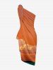 Coconut Tree Cloud Ombre Print Convertible Hawaii Beach Cover -  