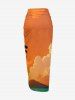 Coconut Tree Cloud Ombre Print Convertible Hawaii Beach Cover -  