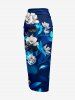 Dandelion Flower Leaf Print Convertible Hawaii Beach Cover -  