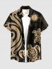 Turtle Sun Ethnic Graphic Print Matching Hawaii Beach Outfit For Couples -  