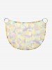 Duck Pond Umbrella Print Hawaii Convertible Beach Cover Up - Jaune 1X