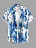 Skull Hibiscus Flower Tropical Leaf Print Matching Hawaii Beach Outfit For Couples -  