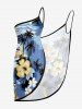 Coconut Tree Sea Hibiscus Flower Print Hawaii Convertible Beach Cover Up -  