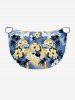 Coconut Tree Sea Hibiscus Flower Print Hawaii Convertible Beach Cover Up -  