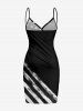 Patriotic American Flag Print Convertible Beach Cover Up -  