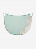 Plus Size Hibiscus Flower Tropical Leaf Colorblock Print Convertible Hawaii Beach Cover -  